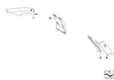 Верхняя облицовка стоек Пд,Центр,Зд Indi