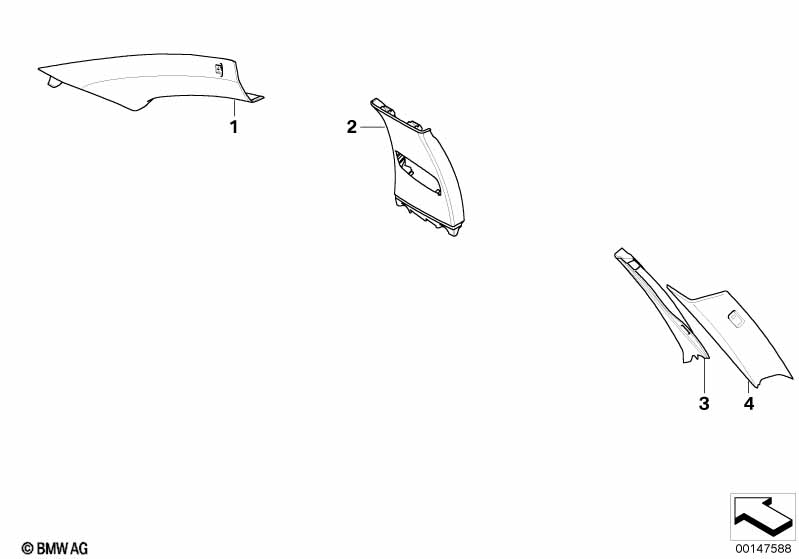 Верхняя облицовка стоек Пд,Центр,Зд Indi