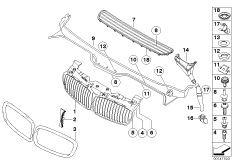 Наружные накладки / декоративные решетки