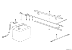 Провод батареи (батарея Пд)