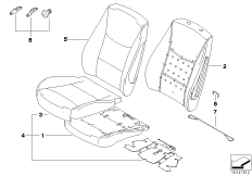 Набивка и обивка базового сиденья Пд