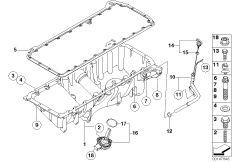 Масляный картер/маслоизмерит.приспособл.