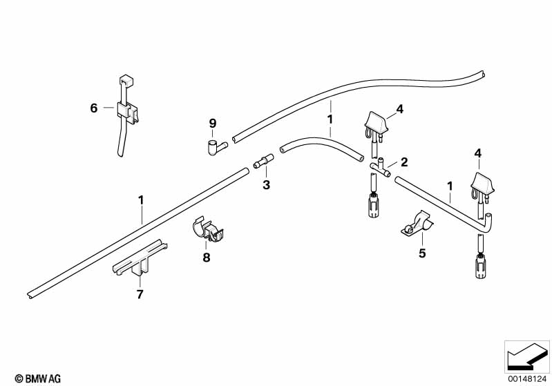 Детали стеклоомывателя