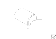 Индивидуальный подголовник Ср Зд кожа