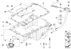 Масляный картер/маслоизмерит.приспособл.