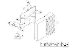 Усилитель системы HiFi/ кронштейн