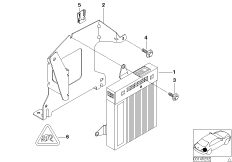 Усилитель системы HiFi/ кронштейн