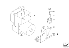 Гидроагрегат DSC/ЭБУ/кронштейн