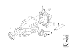 Комплект уплотнителей редукт.задн.моста