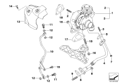Турбонагнетатель со смазкой