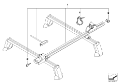 Крепление гоночного велосипеда