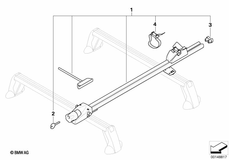 Крепление гоночного велосипеда