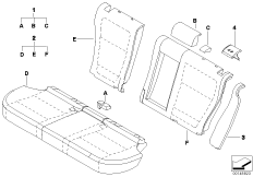 Набивка и обивка базового сиденья Зд
