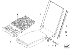 Средний подлокотник сиденья Зд