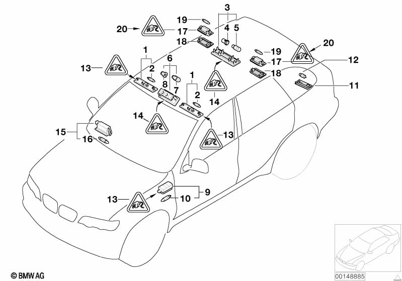 Различные огни
