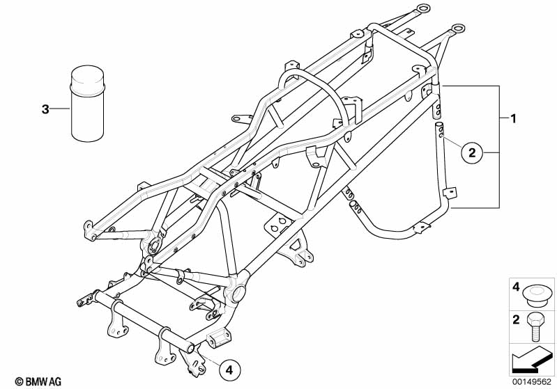 Задняя часть рамы