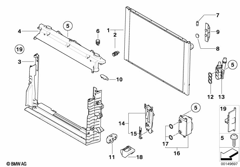Радиатор охлаждающей жидкости