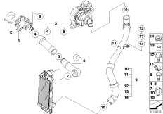 Система впуска воздуховода наддув.возд.
