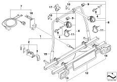 Багажник для багажной двери MINI