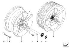 Л/c диск BMW со сдв.сп.в M-ст., диз.224