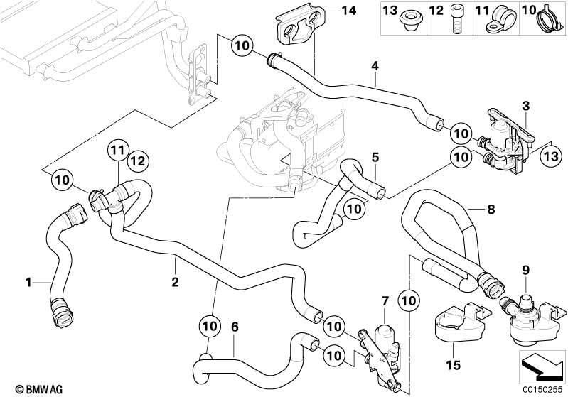 Водян.шланги автон.сист.отопл.IHKA Basis