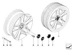 Л/с диск MINI с 5-луч.звездой, дизайн 91