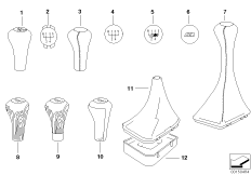 Головки рычага/чехлы/эмблемы