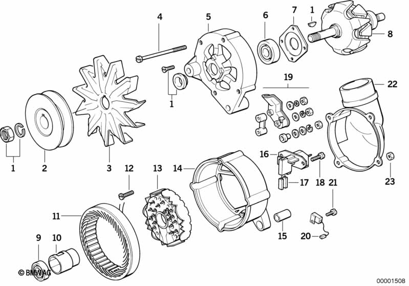 Детали генератора на 80 А