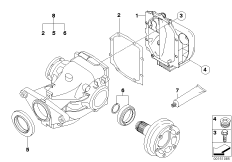 Комплект уплотнителей редукт.задн.моста