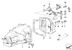 Крышка карт.редукт.зад.моста/ имп.датчик