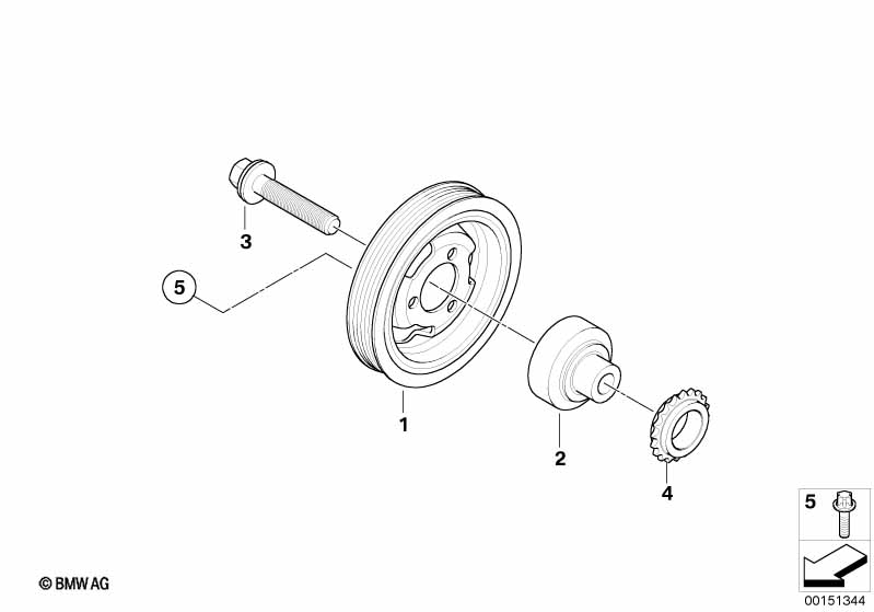 Демпфер крут.колебаний ременного прив.