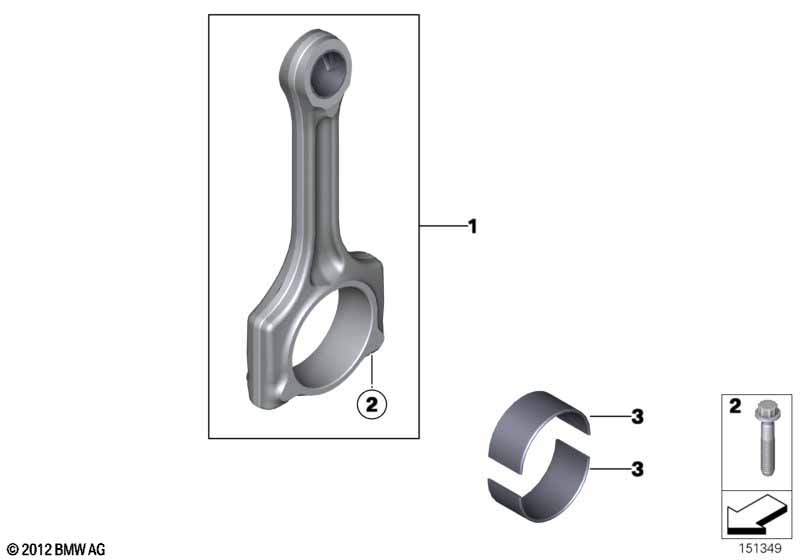 Шатун кривошипно-шатунного механизма