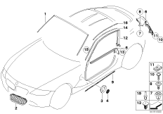 Наружные накладки / декоративные решетки