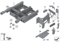 Дополнит.элементы пола багажника