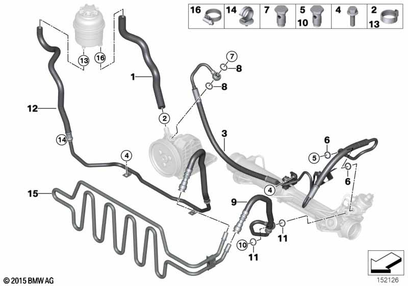Маслопроводы гидроусилителя рул.управл.