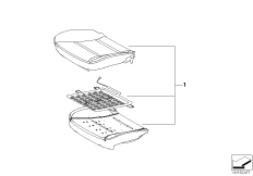 Набивка и обивка передн.сиденья