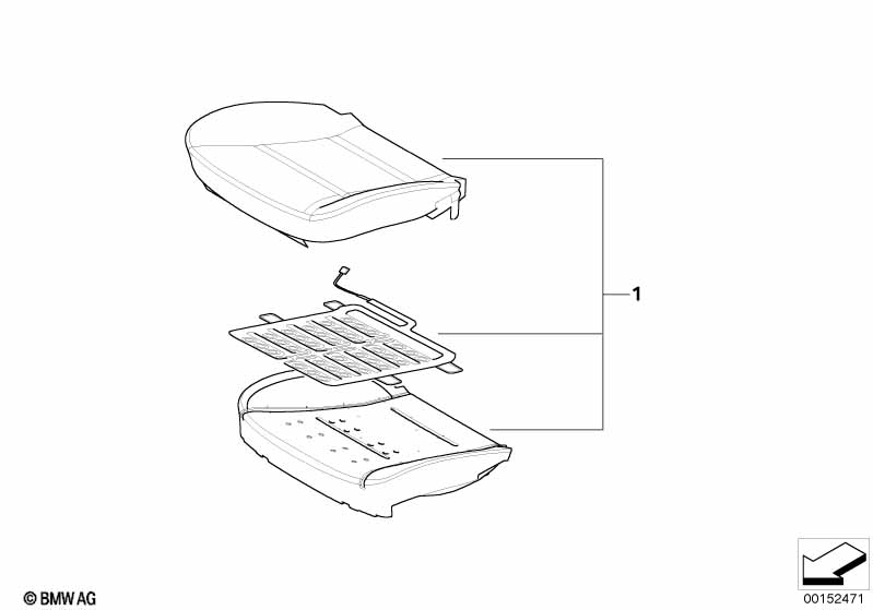 Набивка и обивка передн.сиденья