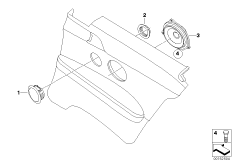 Аудиосистема Individual, Зд дверь