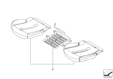 Набивка и обивка передн.сиденья