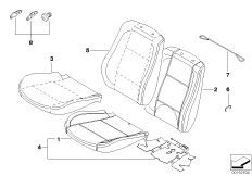 Набивка и обивка базового сиденья Пд