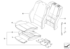 Набивка и обивка спортивного пер.сиденья