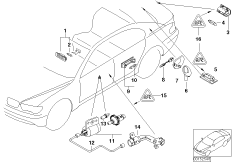 Различные огни