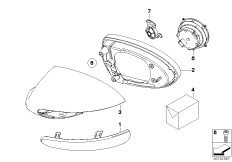 Доп.элементы наружного зеркала в M-стиле