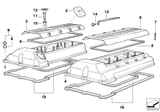 Крышка головки блока цилиндров