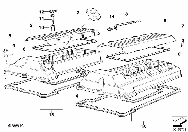 Крышка головки блока цилиндров