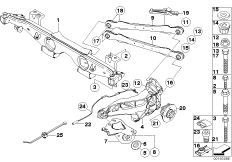 Балка мостаЗд/подвеска кол/подш.ступ.кол