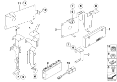 Детали автом.телеф.в баг.отд, для Японии
