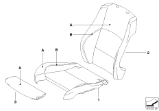 Инд. обивка спортивного сиденья Пд