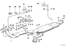 Система выпуска ОГ с катализатором