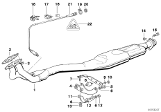 Система выпуска ОГ с катализатором